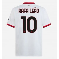 Fotballdrakt Herre AC Milan Rafael Leao #10 Bortedrakt 2024-25 Kortermet